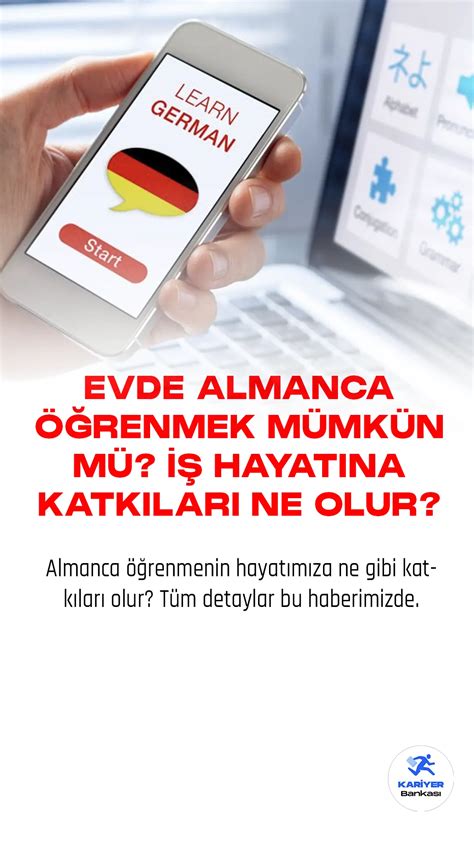 Akademik Kariyer İçin Almanca Öğrenmek