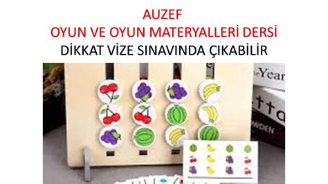 Eğitim materyalleri ve oyunlar